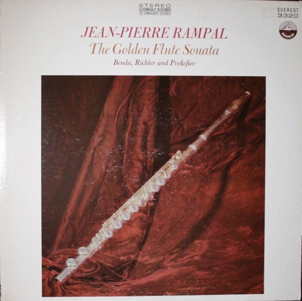 Jean-Pierre Rampal : The Golden Flute Sonata (LP, Album, RM)