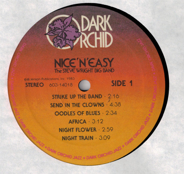 The Steve Wright Big Band : Nice 'N' Easy (LP)