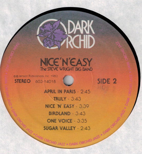 The Steve Wright Big Band : Nice 'N' Easy (LP)
