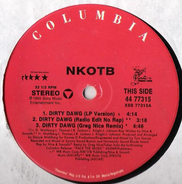 NKOTB* : Dirty Dawg (12")