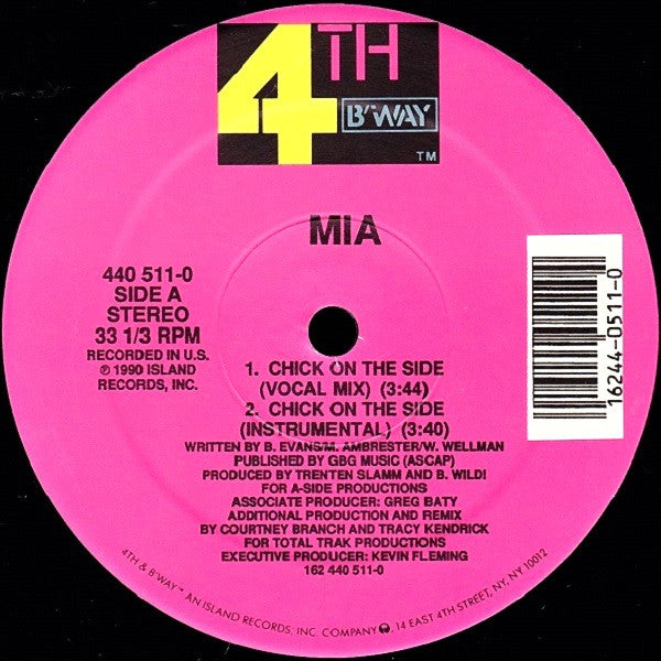 Mia (26) : Chick On The Side (12")
