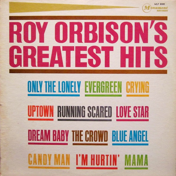 Roy Orbison : Roy Orbison's Greatest Hits (LP, Comp, Mono, Roc)