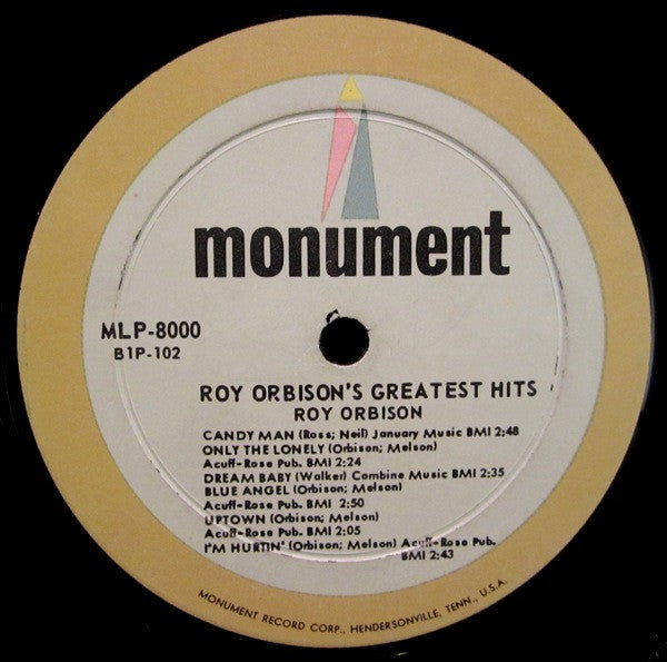 Roy Orbison : Roy Orbison's Greatest Hits (LP, Comp, Mono, Roc)
