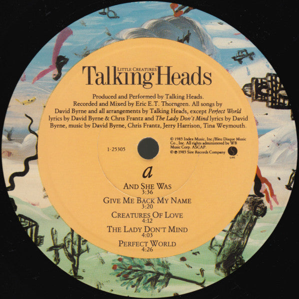 Talking Heads : Little Creatures (LP, Album, All)