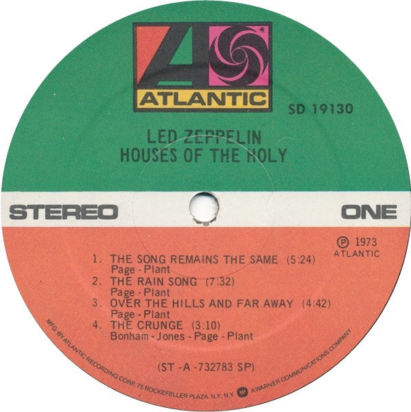 Led Zeppelin : Houses Of The Holy (LP, Album, RE, RP)