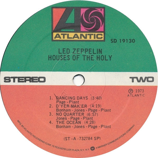 Led Zeppelin : Houses Of The Holy (LP, Album, RE, RP)