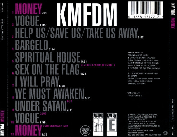 KMFDM : Money (CD, Album, RE)