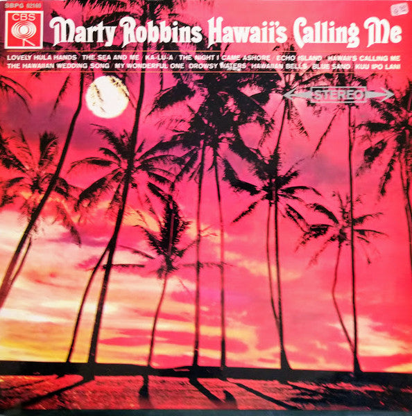 Marty Robbins : Hawaii's Calling Me (LP, Album, RE)