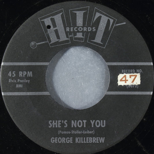 George Killebrew / Sandy Gold (2) : She's Not You / Sheila (7")