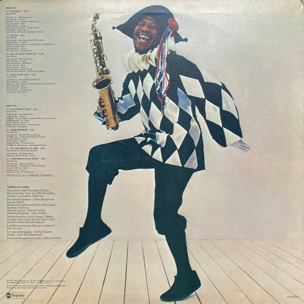 John Handy : Carnival (LP, Album)
