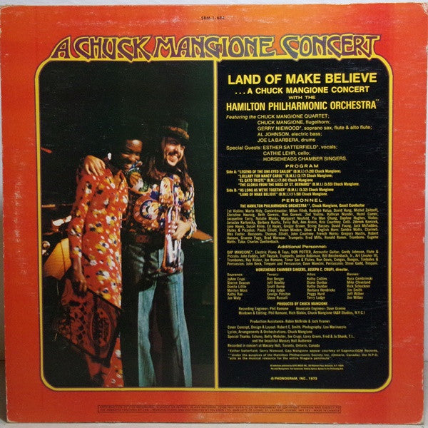 Chuck Mangione : Land Of Make Believe... A Chuck Mangione Concert (LP, Album)