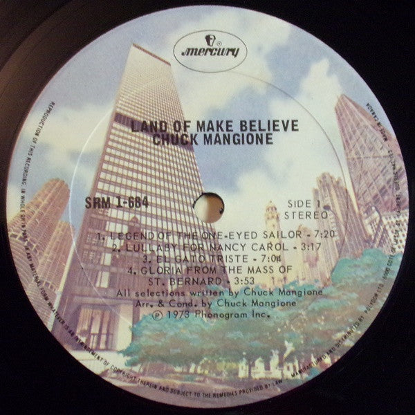 Chuck Mangione : Land Of Make Believe... A Chuck Mangione Concert (LP, Album)