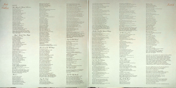 Judy Collins : Judith (LP, Album, CSM)