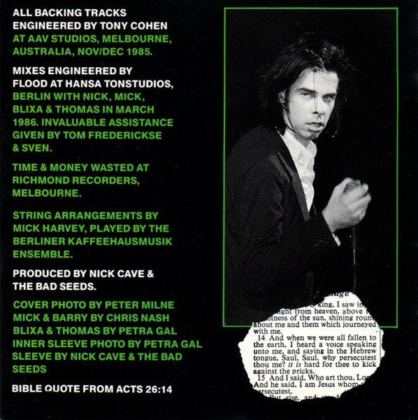 Nick Cave & The Bad Seeds : Kicking Against The Pricks (CD, Album, RE)