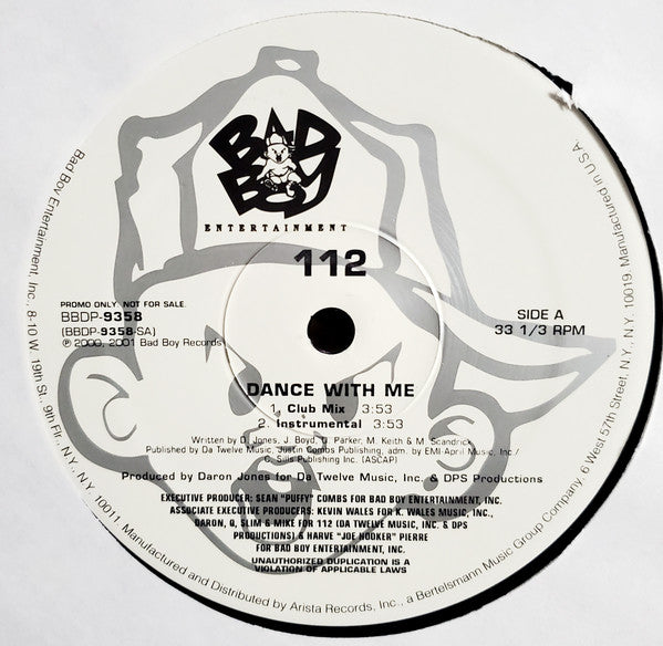 112 : Dance With Me (12", Promo)