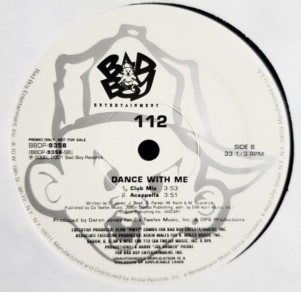 112 : Dance With Me (12", Promo)