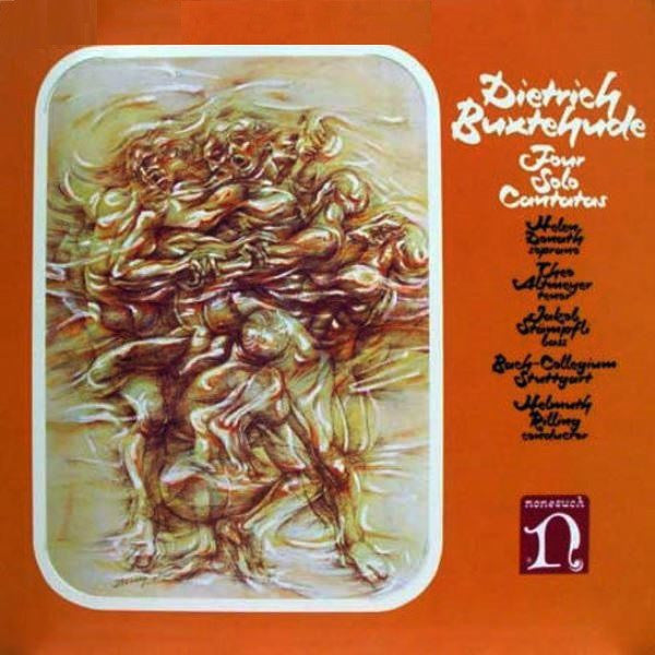 Dietrich Buxtehude*, Helen Donath, Theo Altmeyer, Jakob Stämpfli*, Bachcollegium Stuttgart : Four Solo Cantatas (LP, Album)