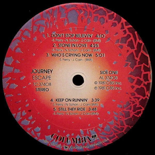 Journey : Escape (LP, Album, Car)