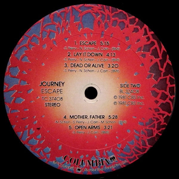 Journey : Escape (LP, Album, Car)