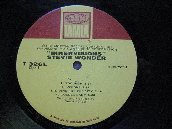 Stevie Wonder : Innervisions (LP, Album, Hol)