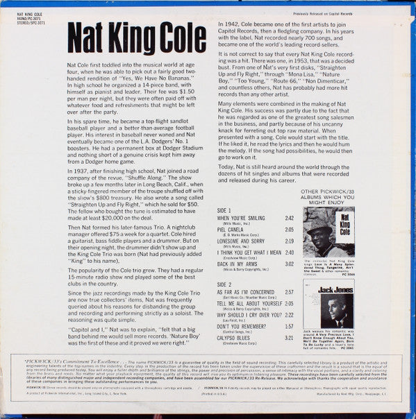 Nat King Cole : When You're Smiling (LP, Album)
