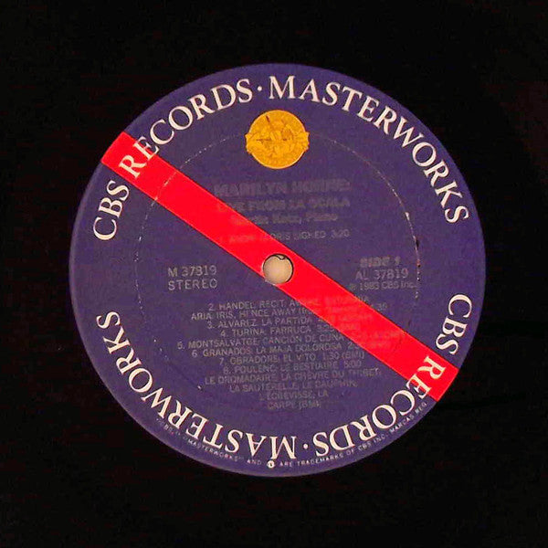 Marilyn Horne : Live At La Scala (LP)