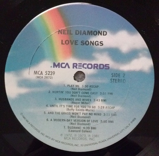 Neil Diamond : Love Songs (LP, Comp)