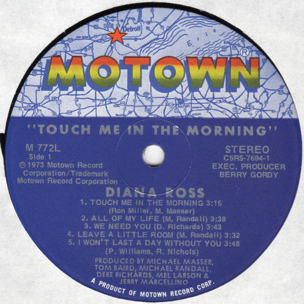 Diana Ross : Touch Me In The Morning (LP, Album)
