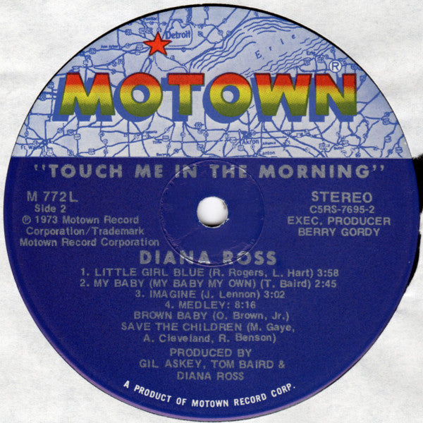 Diana Ross : Touch Me In The Morning (LP, Album)