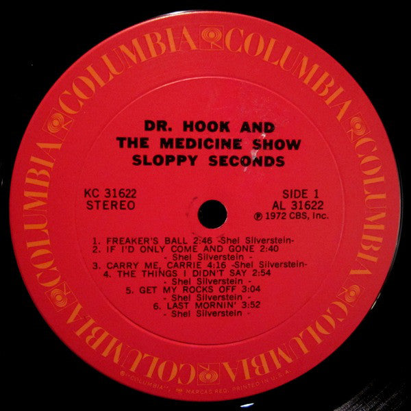 Dr. Hook And The Medicine Show* : Sloppy Seconds (LP, Album, Ter)