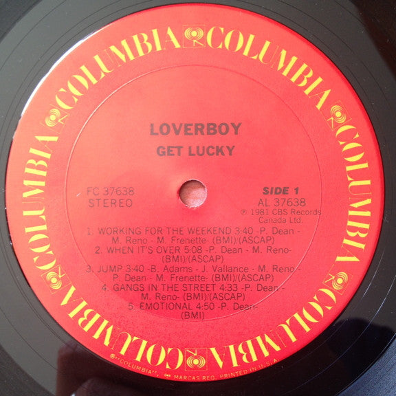 Loverboy : Get Lucky (LP, Album)