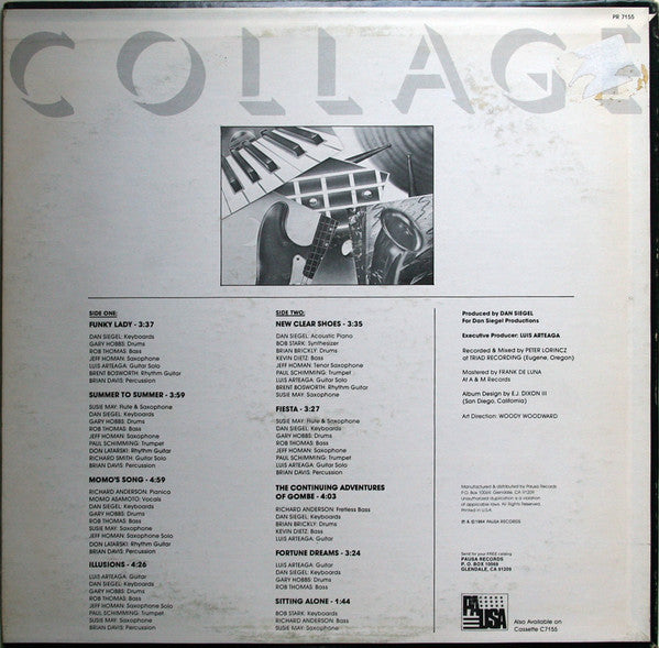 Luis Arteaga : Collage (LP, Album, PRC)