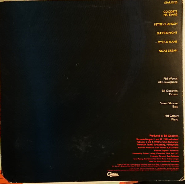 The Phil Woods Quartet : Birds Of A Feather (LP, Album)