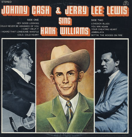 Johnny Cash & Jerry Lee Lewis : Johnny Cash & Jerry Lee Lewis Sing Hank Williams (LP, Comp, Unofficial)