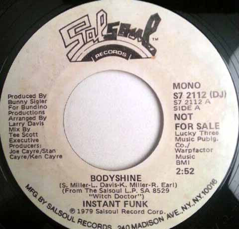 Instant Funk : Bodyshine (7", Promo)