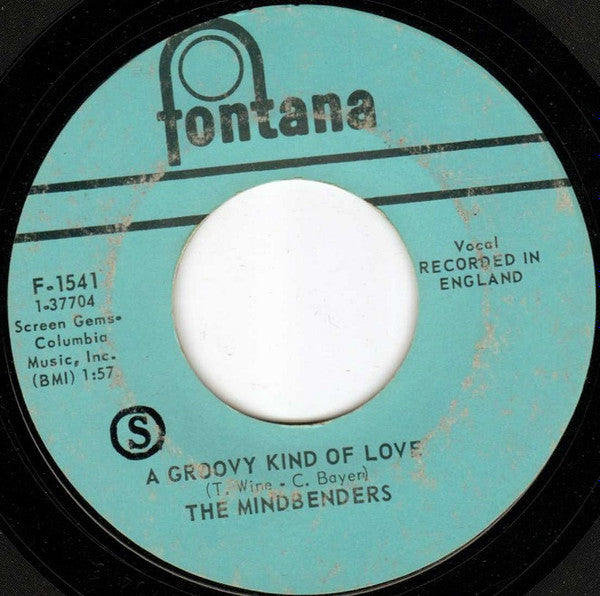 The Mindbenders : A Groovy Kind Of Love (7", Single, RE, Styrene)