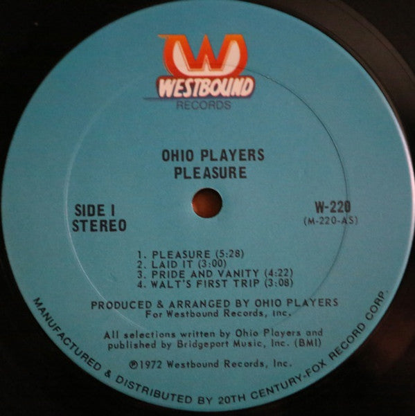 Ohio Players : Pleasure (LP, Album, RE, Gat)