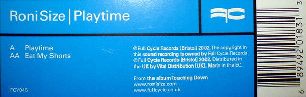 Roni Size : Playtime /  Eat My Shorts  (12", Single)