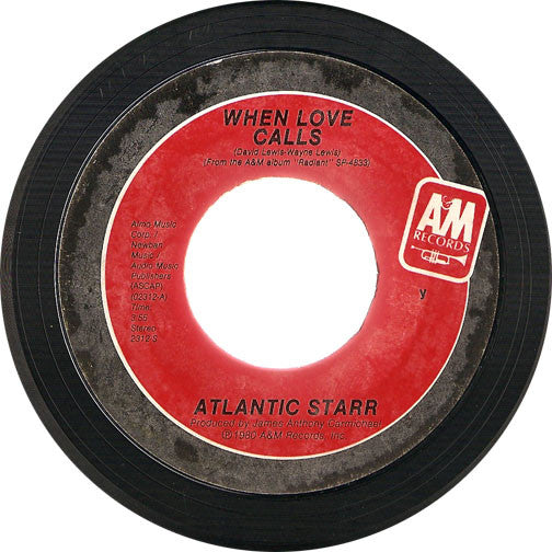 Atlantic Starr : When Love Calls / Mystery Girl (7", Single)