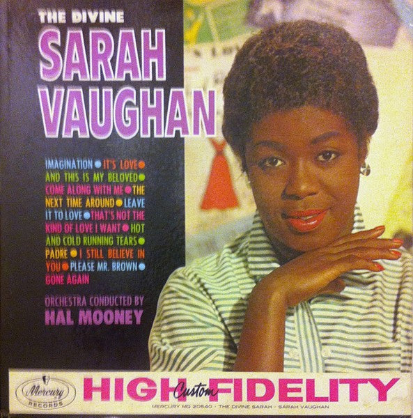 Sarah Vaughan : The Divine Sarah Vaughan (LP, Album, Mono)