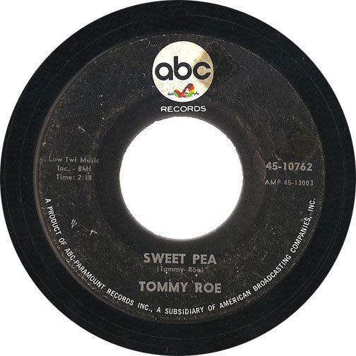Tommy Roe : Sweet Pea / Much More Love (7", Single)