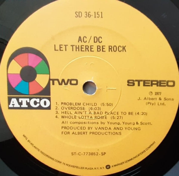 AC/DC : Let There Be Rock (LP, Album, Spe)