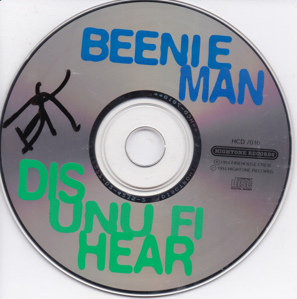 Beenie Man : Dis Unu Fi Hear (CD, Album)