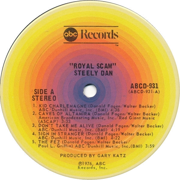 Steely Dan : The Royal Scam (LP, Album, San)