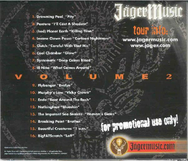 Various : JägerMusic Volume 2 (CD, Comp, Promo)