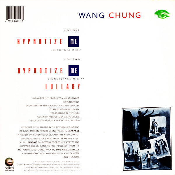 Wang Chung : Hypnotize Me (12", Maxi,  Al)