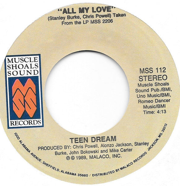 Teen Dream : Keep It Funky / All My Love (7")
