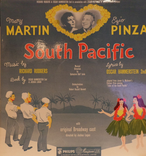 Mary Martin, Ezio Pinza, Richard Rodgers / Oscar Hammerstein II* With Original Broadway Cast* : South Pacific (LP, Album)