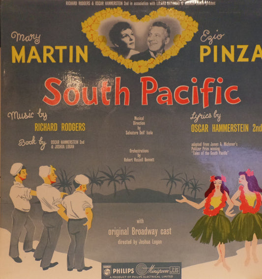 Mary Martin, Ezio Pinza, Richard Rodgers / Oscar Hammerstein II* With Original Broadway Cast* : South Pacific (LP, Album)