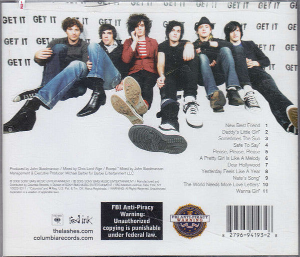 The Lashes : Get It (CD, Album)